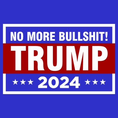 Trump 2024 No More BS Save America USA Vote T-Shirt