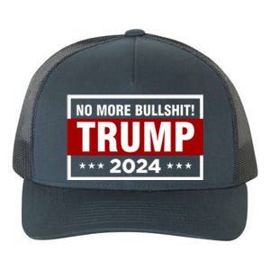 Trump 2024 No More BS Save America USA Vote Yupoong Adult 5-Panel Trucker Hat