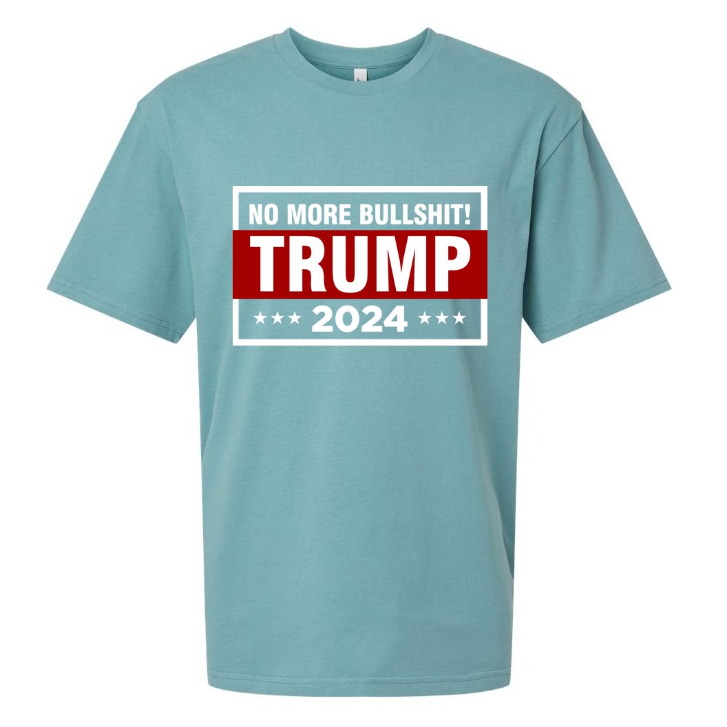 Trump 2024 No More BS Save America USA Vote Sueded Cloud Jersey T-Shirt