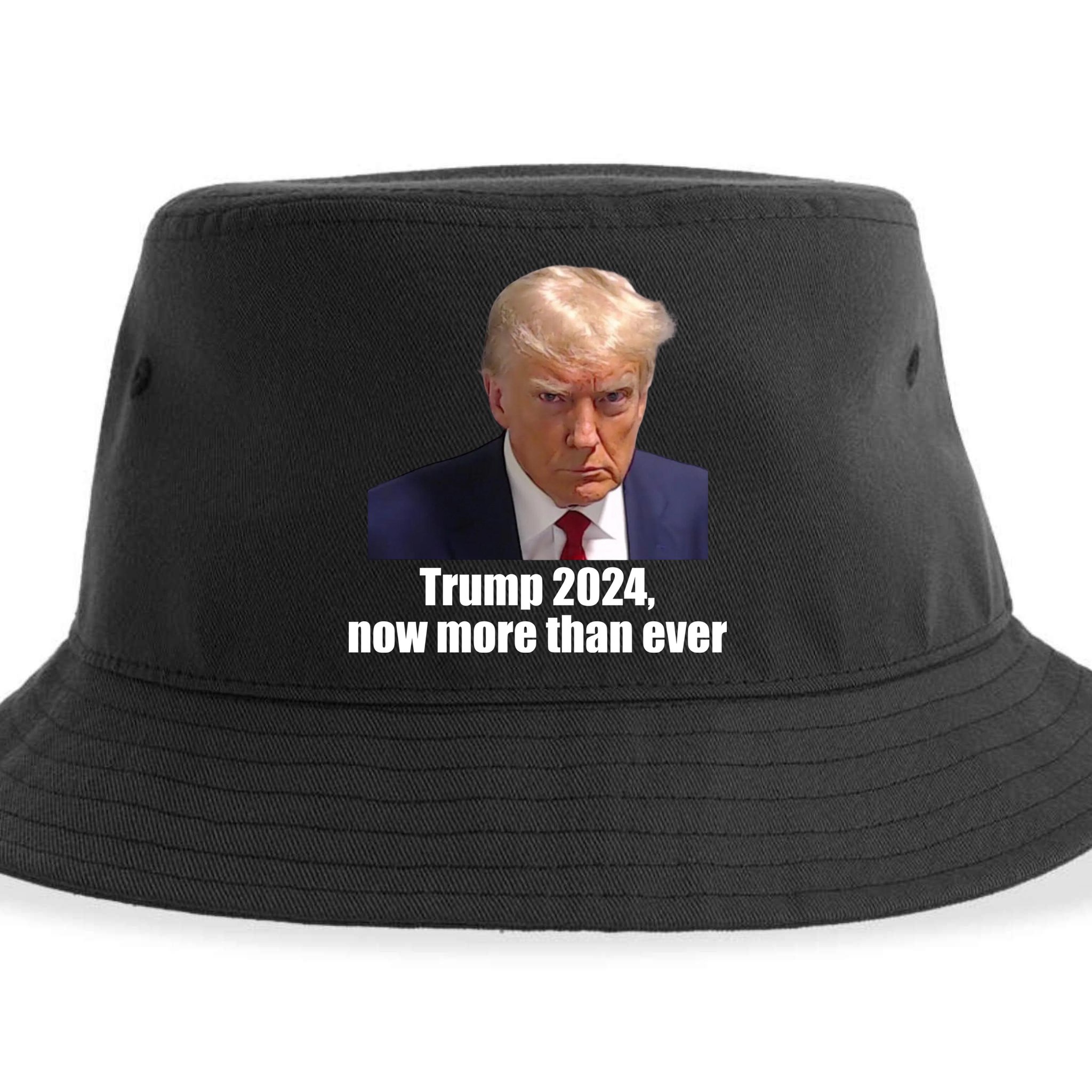 Trump 2024 Now More Than Ever Sustainable Bucket Hat