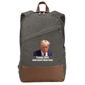 Trump 2024 Now More Than Ever Cotton Canvas Backpack