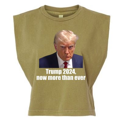 Trump 2024 Now More Than Ever Garment-Dyed Women's Muscle Tee