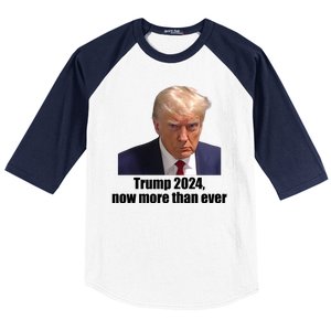 Trump 2024 Now More Than Ever Baseball Sleeve Shirt