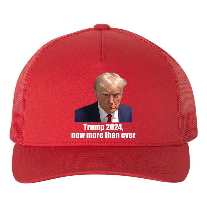 Trump 2024 Now More Than Ever Yupoong Adult 5-Panel Trucker Hat