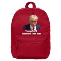 Trump 2024 Now More Than Ever 16 in Basic Backpack