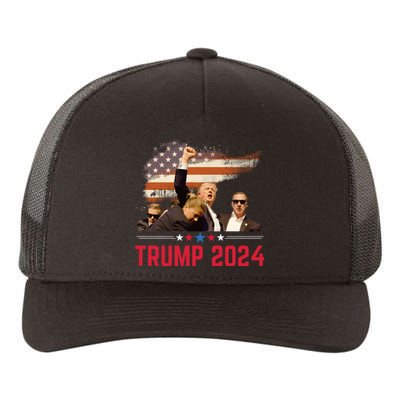 Trump 2024 Outlaw Hillbilly J.D.Vance 2024 Donald Trump Yupoong Adult 5-Panel Trucker Hat