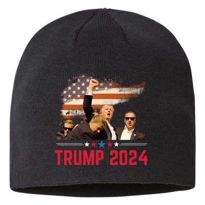 Trump 2024 Outlaw Hillbilly J.D.Vance 2024 Donald Trump Sustainable Beanie