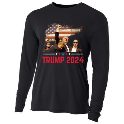 Trump 2024 Outlaw Hillbilly J.D.Vance 2024 Donald Trump Cooling Performance Long Sleeve Crew