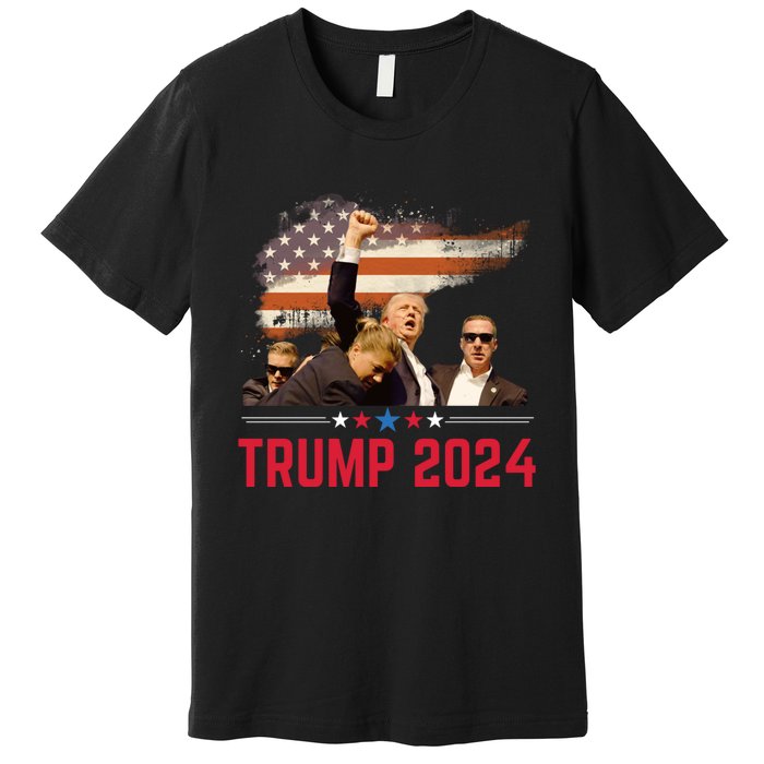 Trump 2024 Outlaw Hillbilly J.D.Vance 2024 Donald Trump Premium T-Shirt