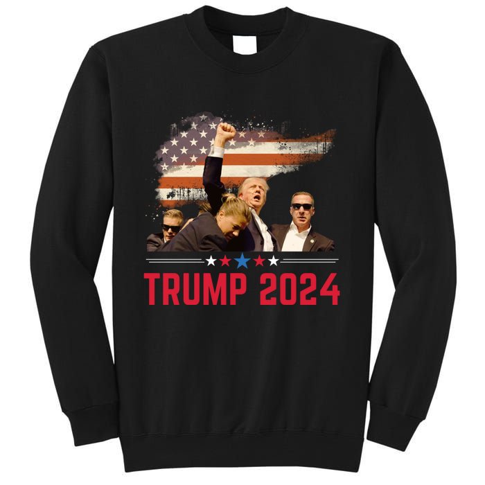 Trump 2024 Outlaw Hillbilly J.D.Vance 2024 Donald Trump Tall Sweatshirt