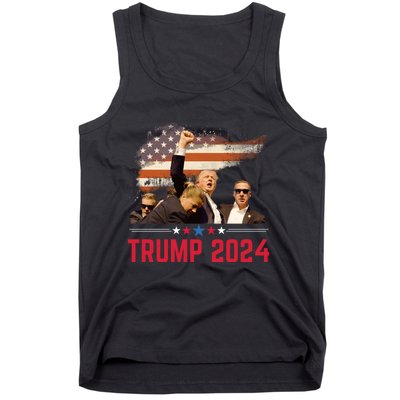 Trump 2024 Outlaw Hillbilly J.D.Vance 2024 Donald Trump Tank Top