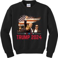 Trump 2024 Outlaw Hillbilly J.D.Vance 2024 Donald Trump Kids Sweatshirt