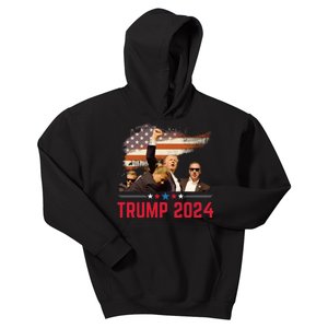 Trump 2024 Outlaw Hillbilly J.D.Vance 2024 Donald Trump Kids Hoodie