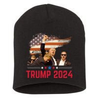 Trump 2024 Outlaw Hillbilly J.D.Vance 2024 Donald Trump Short Acrylic Beanie