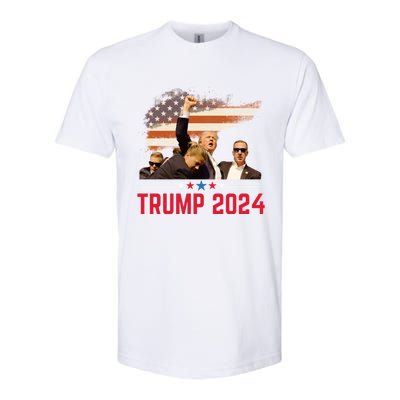 Trump 2024 Outlaw Hillbilly J.D.Vance 2024 Donald Trump Softstyle CVC T-Shirt