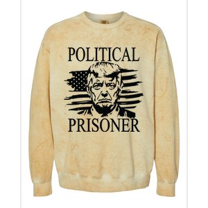 Trump 2024 Outlaw President Trump Not Guilty Colorblast Crewneck Sweatshirt