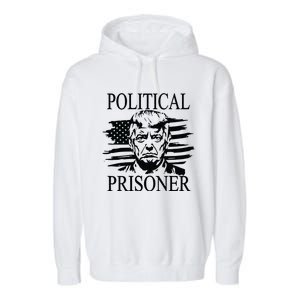 Trump 2024 Outlaw President Trump Not Guilty Garment-Dyed Fleece Hoodie