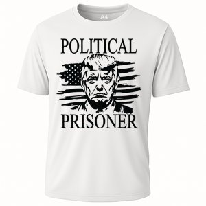 Trump 2024 Outlaw President Trump Not Guilty Cooling Performance Crew T-Shirt