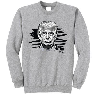 Trump 2024 Outlaw President Trump Not Guilty Tall Sweatshirt