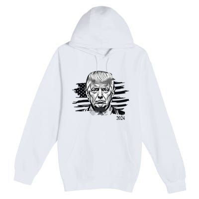 Trump 2024 Outlaw President Trump Not Guilty Premium Pullover Hoodie