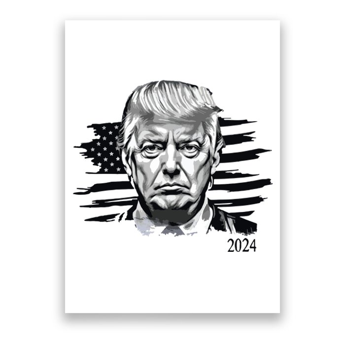 Trump 2024 Outlaw President Trump Not Guilty Poster