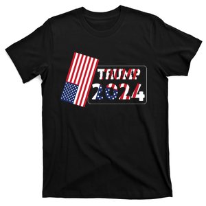 Trump 2024 Patriotic Theme T-Shirt