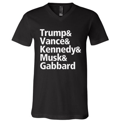 Trump 2024 President Trump Make America Healthy Again V-Neck T-Shirt