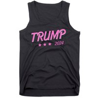 Trump 2024 Pink Design Tank Top