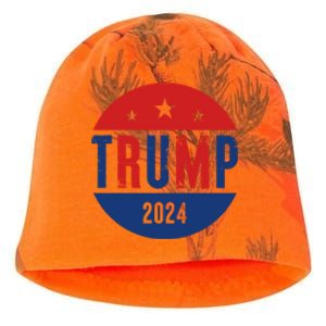 Trump 2024 Presidential Election Logo Kati - Camo Knit Beanie