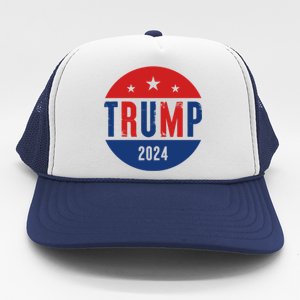 Trump 2024 Presidential Election Logo Trucker Hat