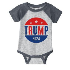 Trump 2024 Presidential Election Logo Infant Baby Jersey Bodysuit