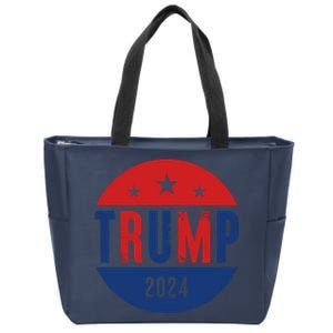 Trump 2024 Presidential Election Logo Zip Tote Bag