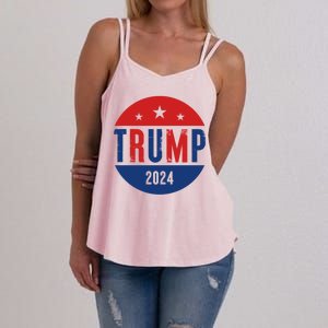 Trump 2024 Presidential Election Logo Women's Strappy Tank