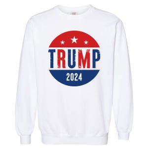 Trump 2024 Presidential Election Logo Garment-Dyed Sweatshirt