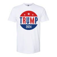 Trump 2024 Presidential Election Logo Softstyle CVC T-Shirt