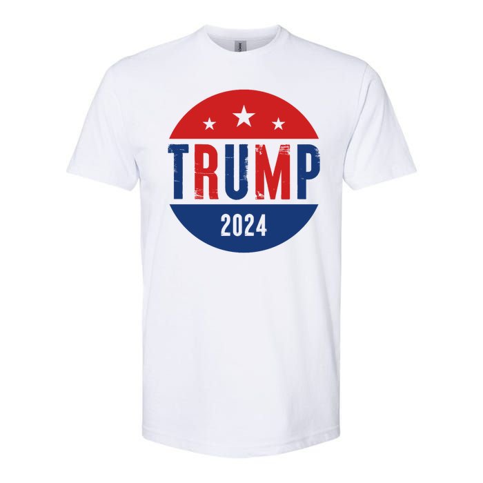 Trump 2024 Presidential Election Logo Softstyle CVC T-Shirt