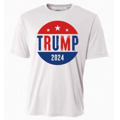 Trump 2024 Presidential Election Logo Cooling Performance Crew T-Shirt