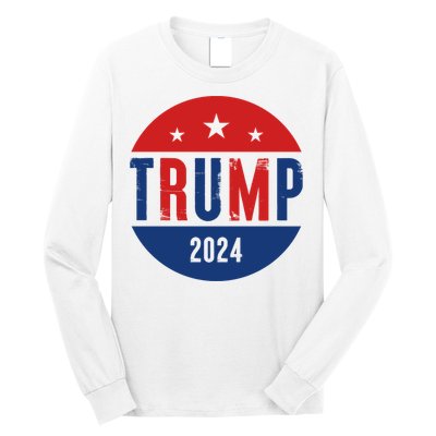 Trump 2024 Presidential Election Logo Long Sleeve Shirt