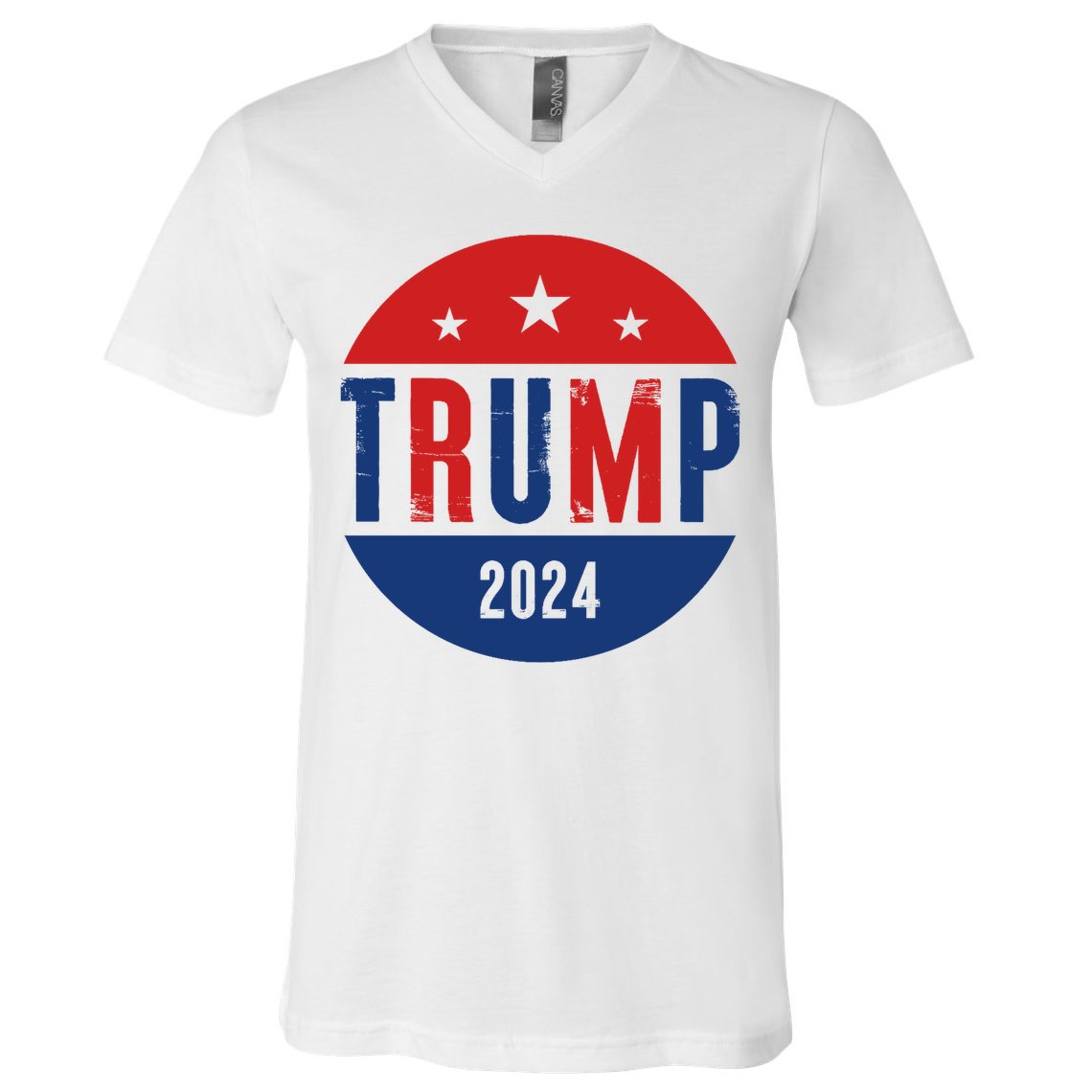 Trump 2024 Presidential Election Logo V-Neck T-Shirt