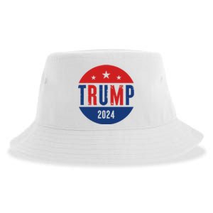 Trump 2024 Presidential Election Logo Sustainable Bucket Hat