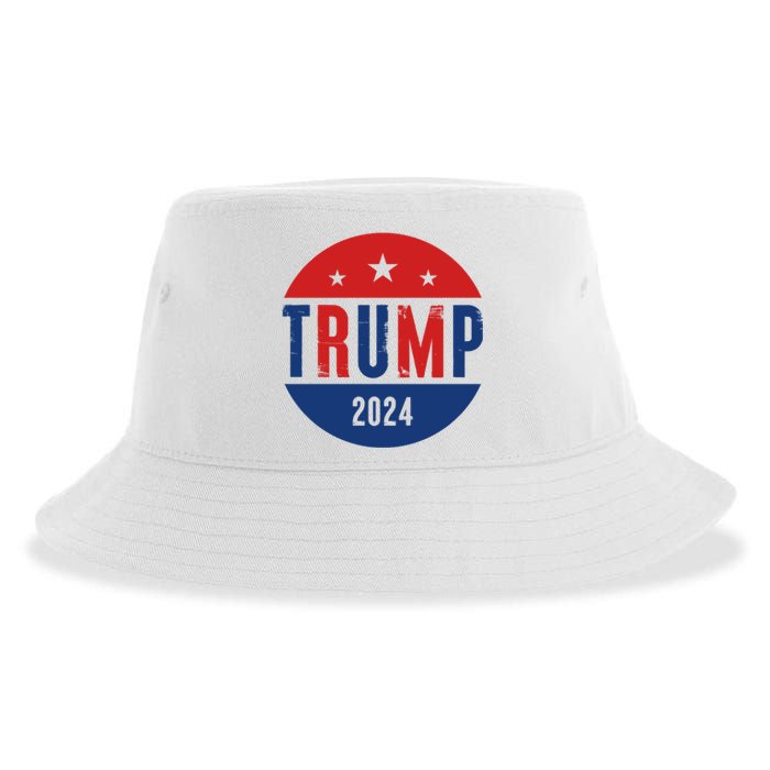 Trump 2024 Presidential Election Logo Sustainable Bucket Hat