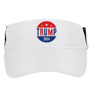 Trump 2024 Presidential Election Logo Adult Drive Performance Visor