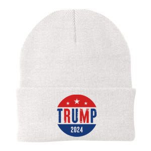 Trump 2024 Presidential Election Logo Knit Cap Winter Beanie