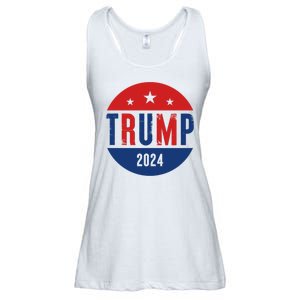 Trump 2024 Presidential Election Logo Ladies Essential Flowy Tank