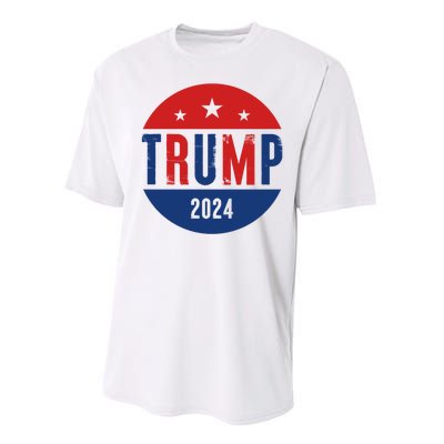 Trump 2024 Presidential Election Logo Performance Sprint T-Shirt