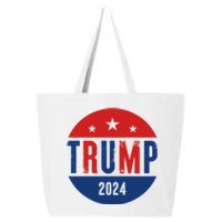 Trump 2024 Presidential Election Logo 25L Jumbo Tote