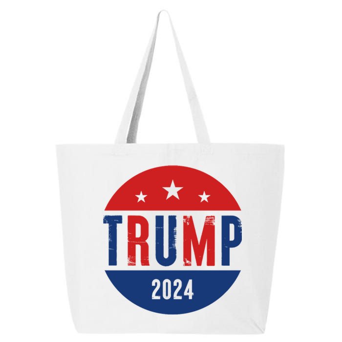 Trump 2024 Presidential Election Logo 25L Jumbo Tote