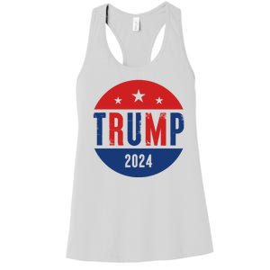 Trump 2024 Presidential Election Logo Women's Racerback Tank