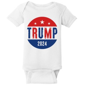 Trump 2024 Presidential Election Logo Baby Bodysuit