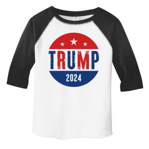 Trump 2024 Presidential Election Logo Toddler Fine Jersey T-Shirt